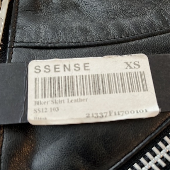 Biker skirt... leather unique style. - Picture 2 of 5